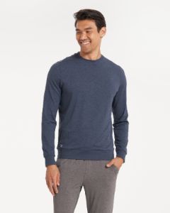 Ponto Performance Crew | Azure Heather sold by Vuori