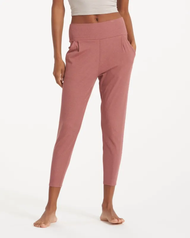 Pose At Ease Pant | Rosewood Heather sold by Vuori