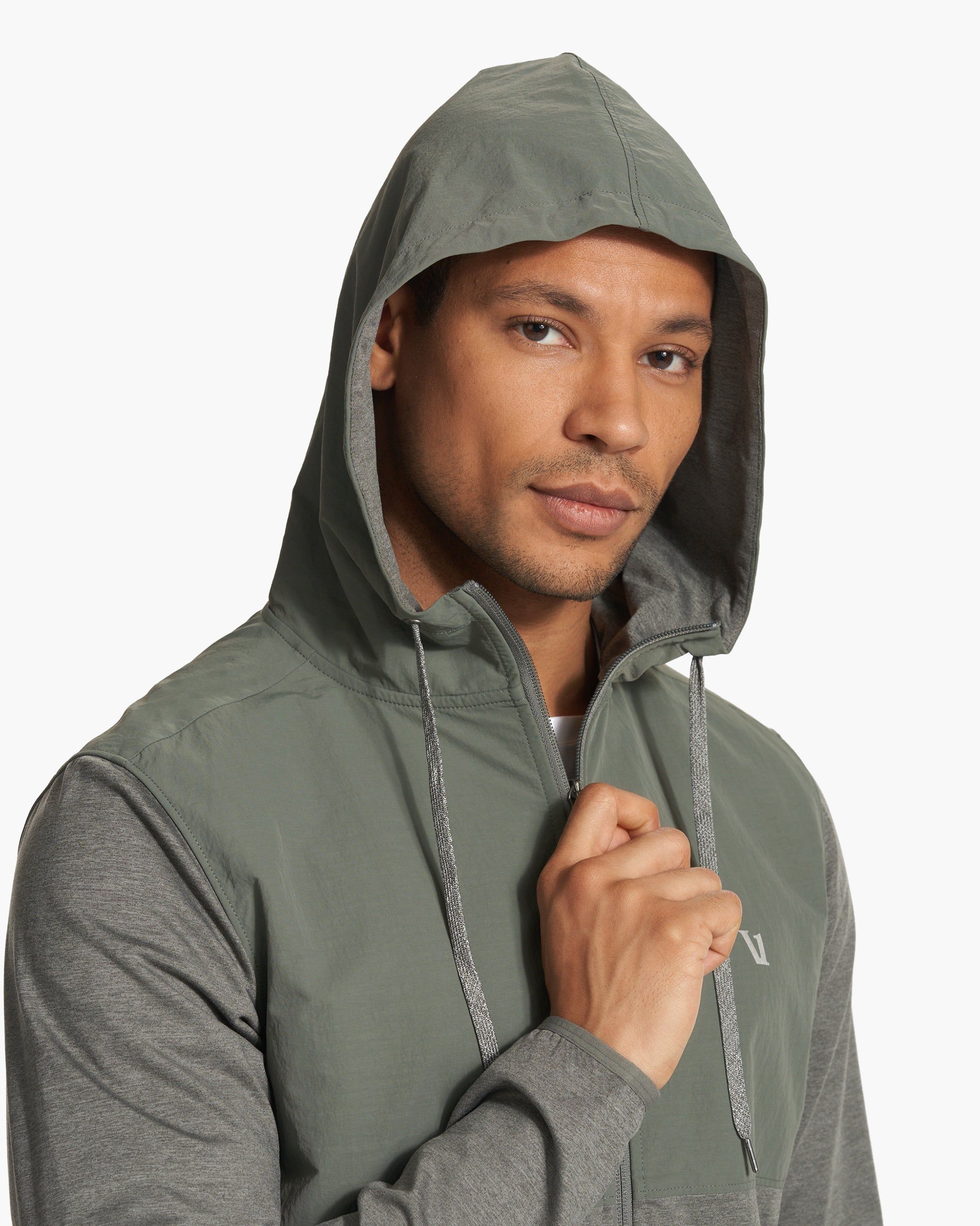 Sunday Element Jacket | Dusty Pine Heather sold by Vuori product image thumbnail 3