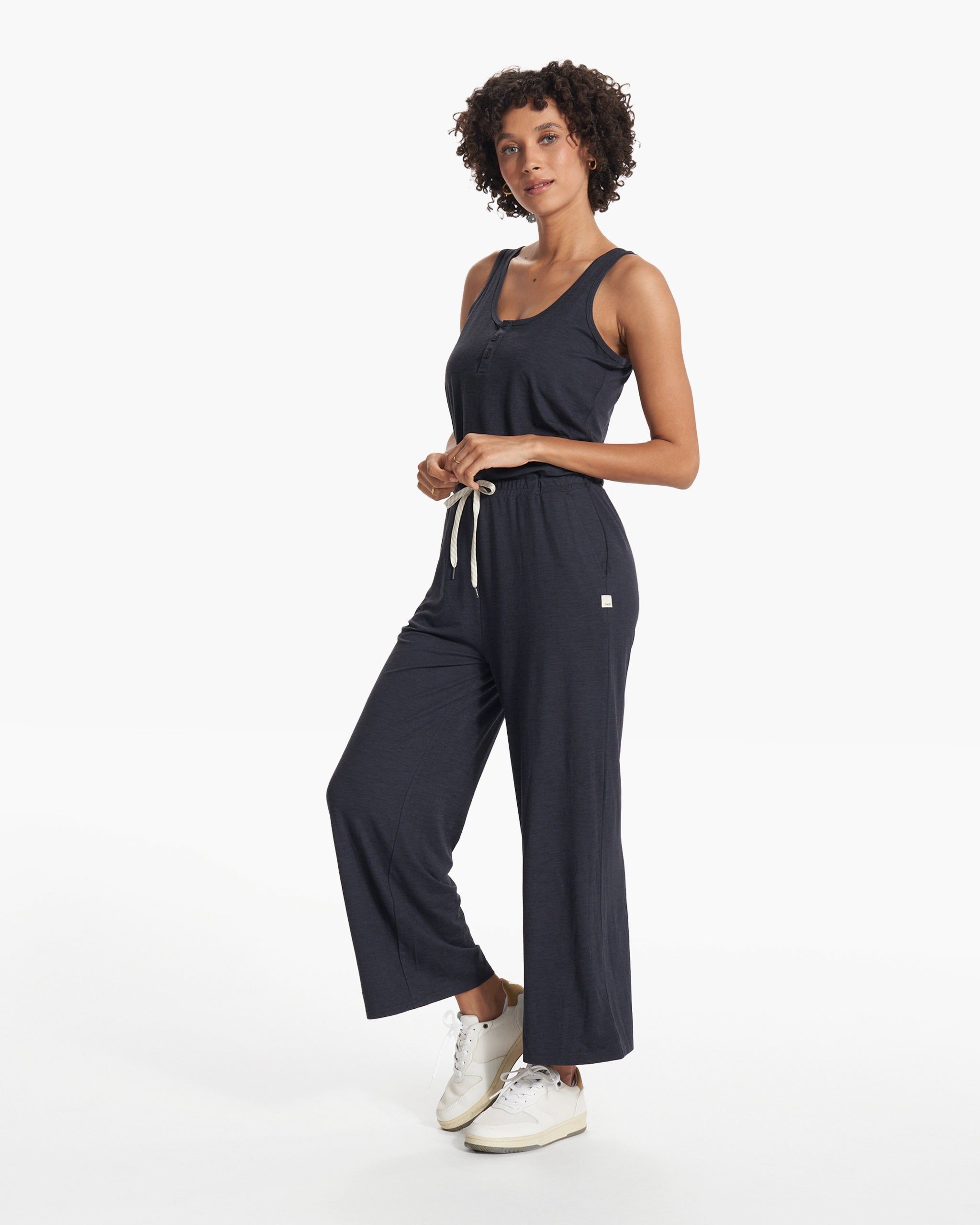Falls Jumpsuit | Midnight Heather sold by Vuori