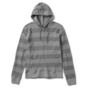 Clark Hoodie | Heather Grey Stripe sold by Vuori
