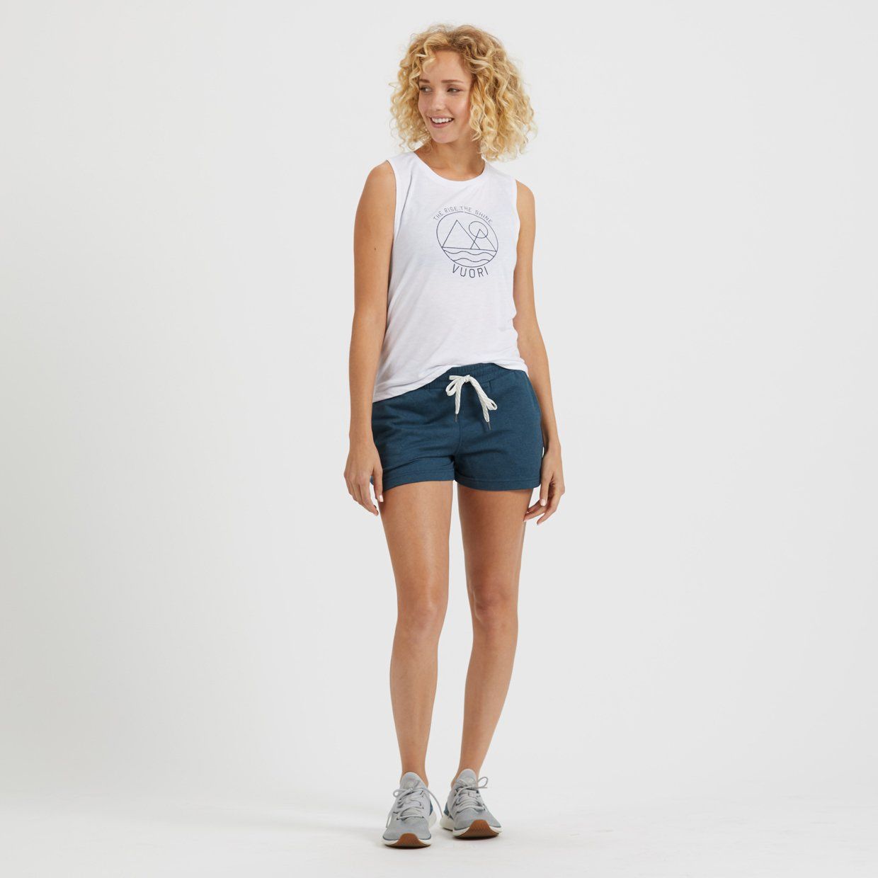 Halo Performance Short | Indigo Heather sold by Vuori product image thumbnail 4