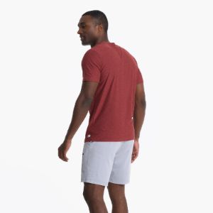 Strato Tech Tee | Currant Heather sold by Vuori