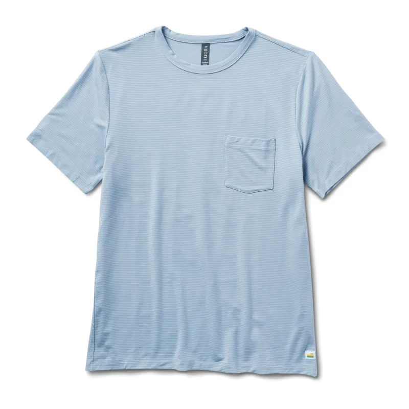 Linear Tech Tee | Light Cloud sold by Vuori