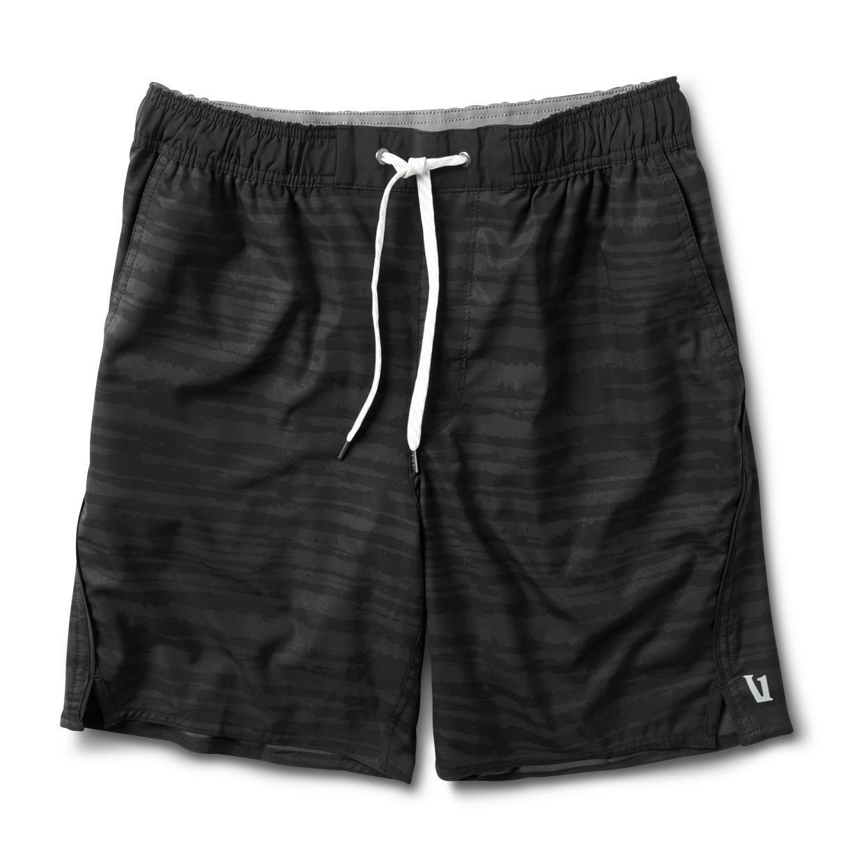 Trail Short | Black Dye Stripe sold by Vuori