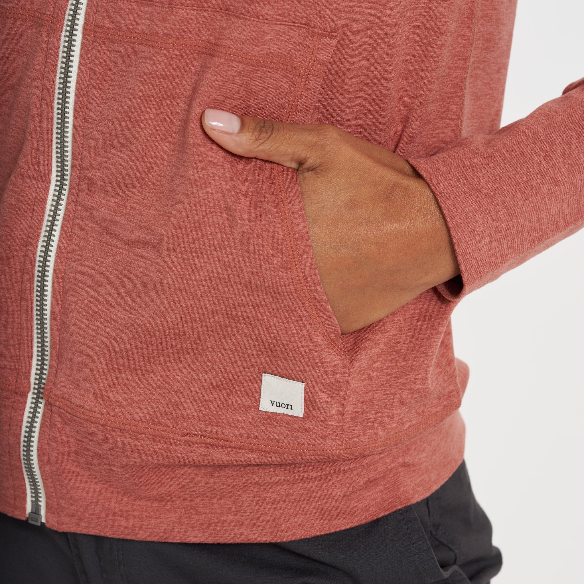 Halo Performance Hoodie | Cinnamon Heather sold by Vuori product image thumbnail 7