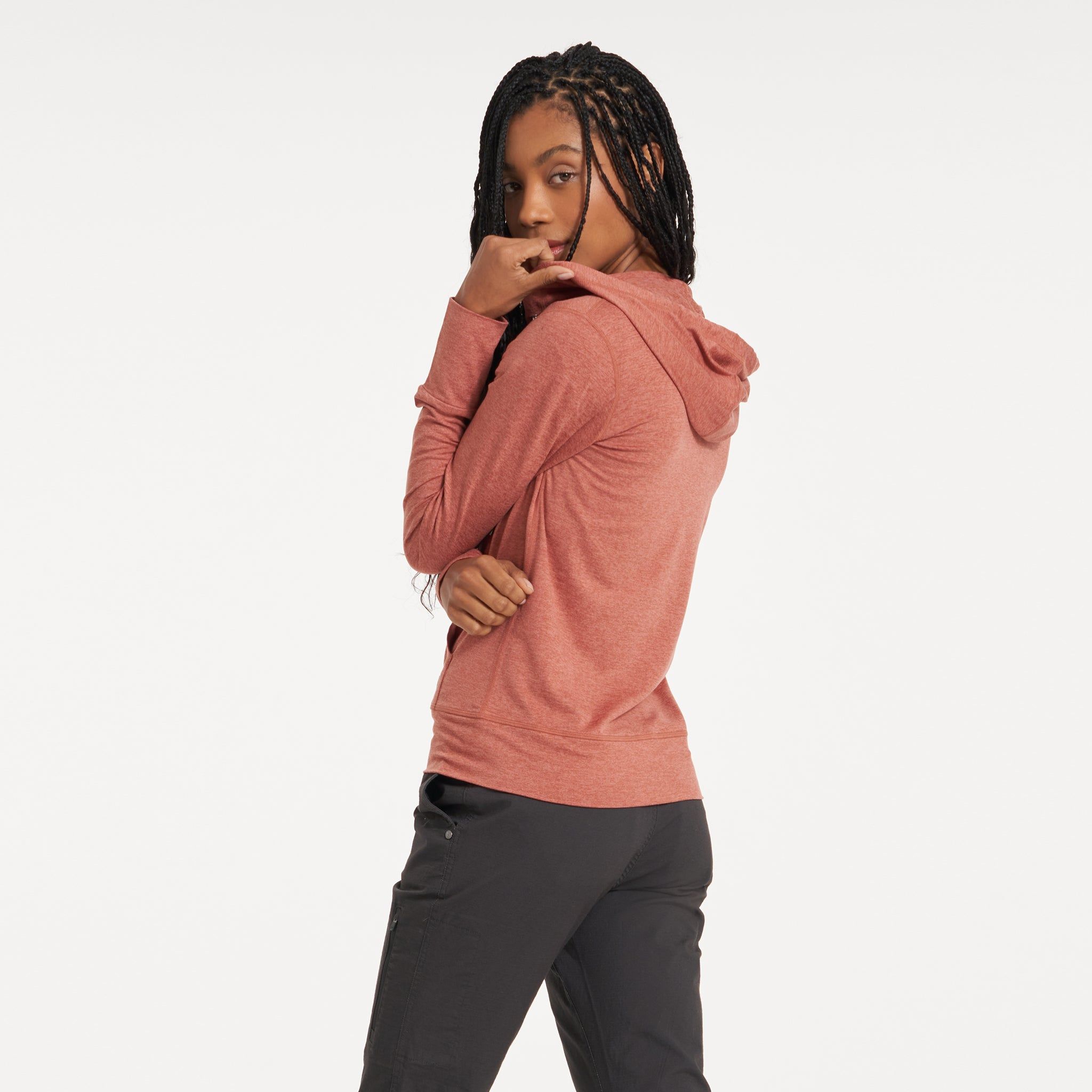 Halo Performance Hoodie | Cinnamon Heather sold by Vuori product image thumbnail 2