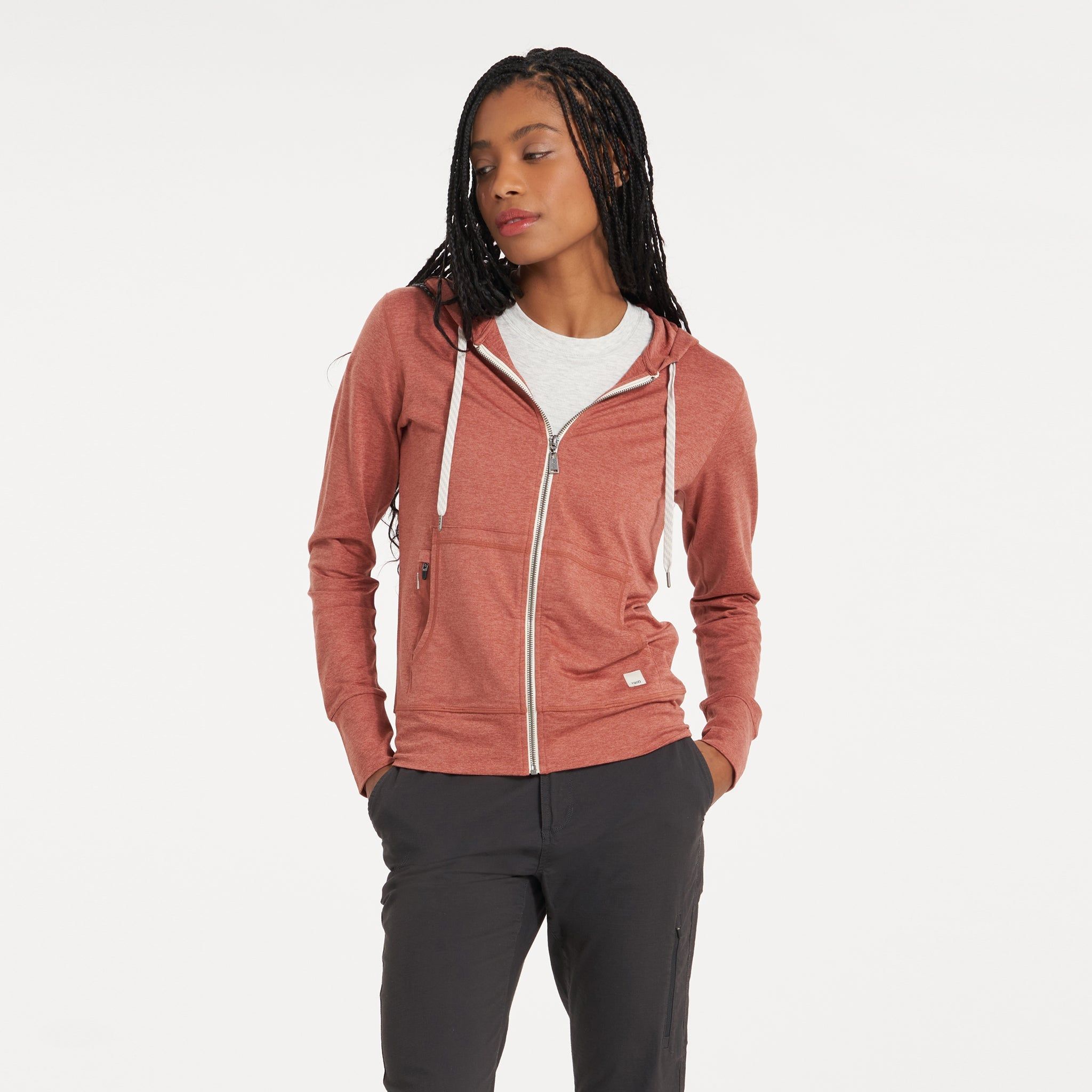 Halo Performance Hoodie | Cinnamon Heather sold by Vuori