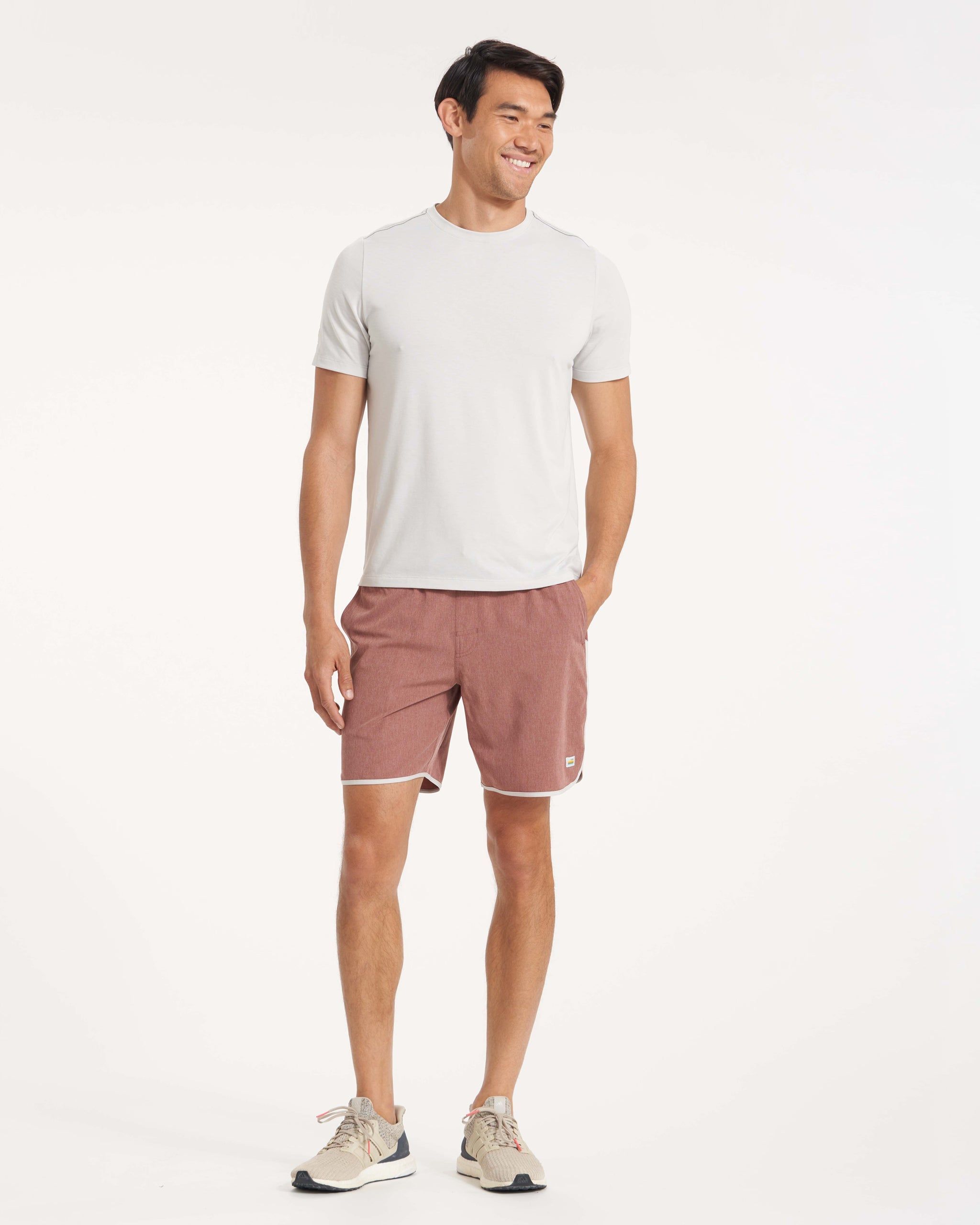 Banks Short | Terracotta Linen Texture sold by Vuori product image thumbnail 5