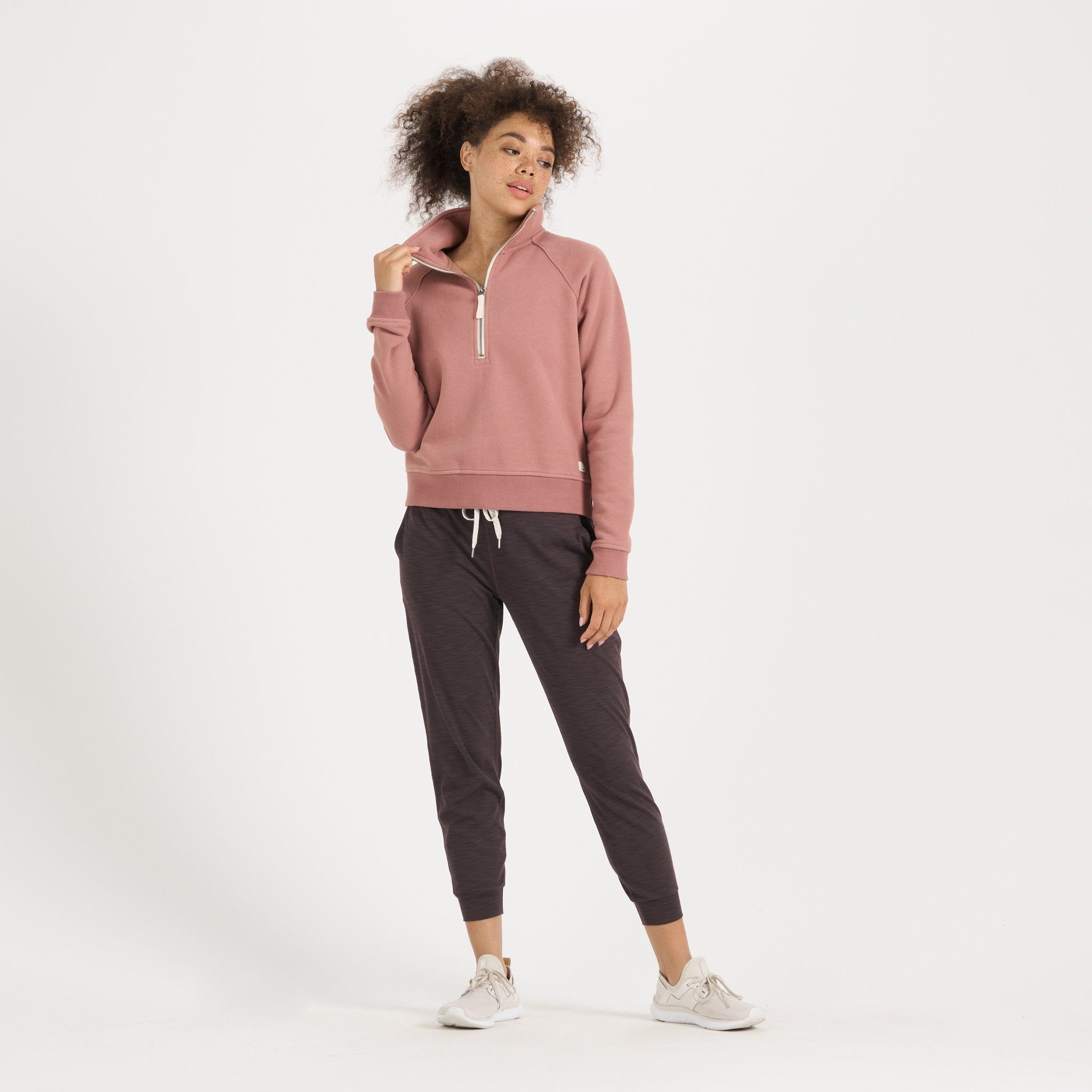 Restore Half Zip | Light Terracotta sold by Vuori product image thumbnail 4