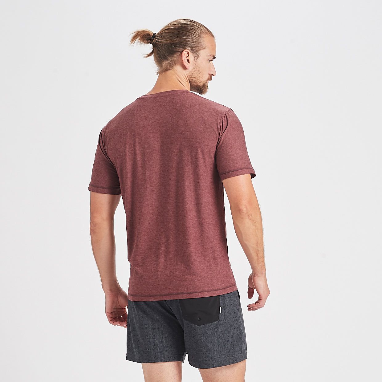 Strato Tech Tee | Fig Heather sold by Vuori product image thumbnail 4