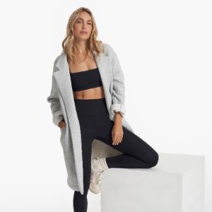 Restore Coat | Light Heather Grey sold by Vuori