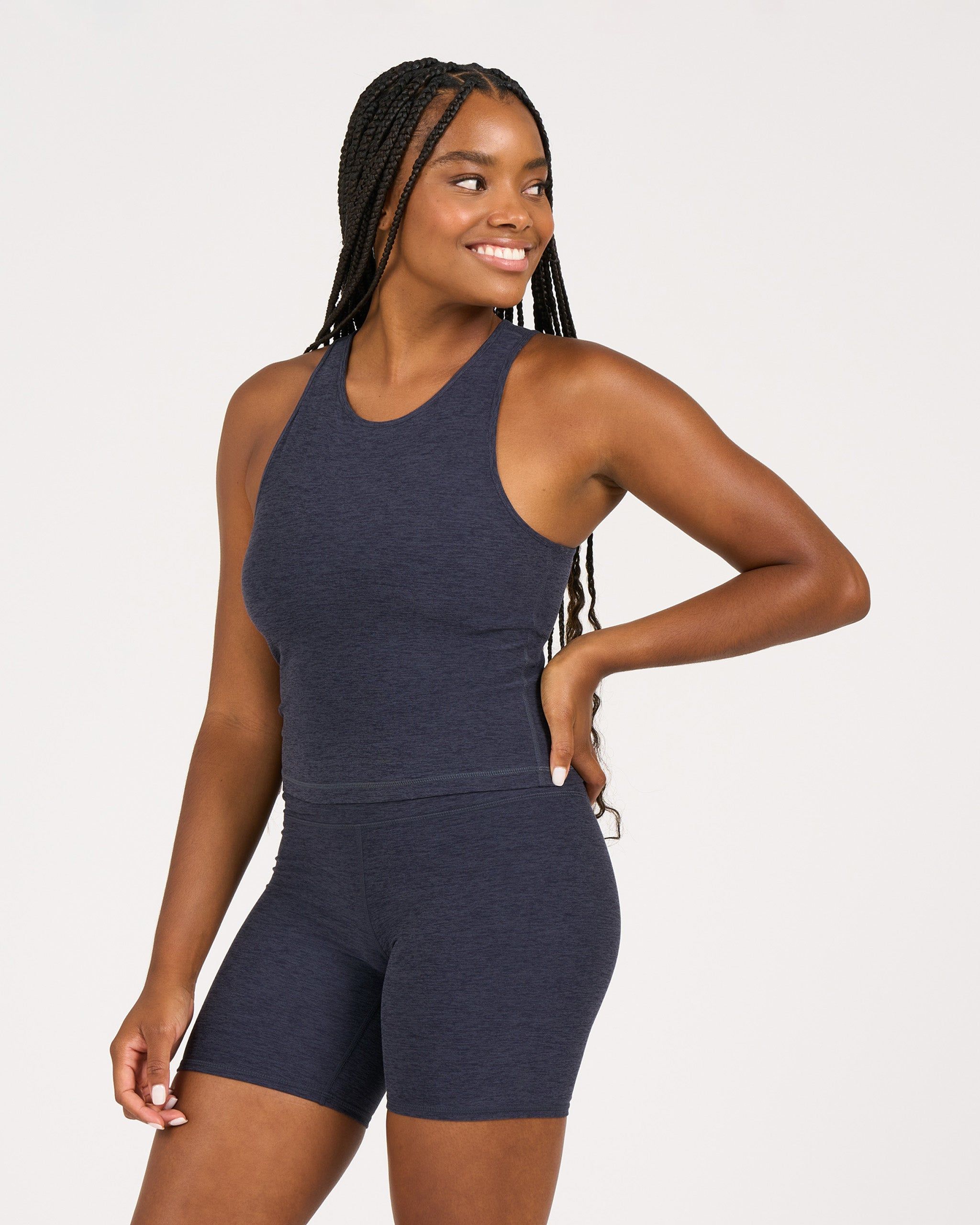Elevation Plyo Tank | Midnight Heather sold by Vuori product image thumbnail 2