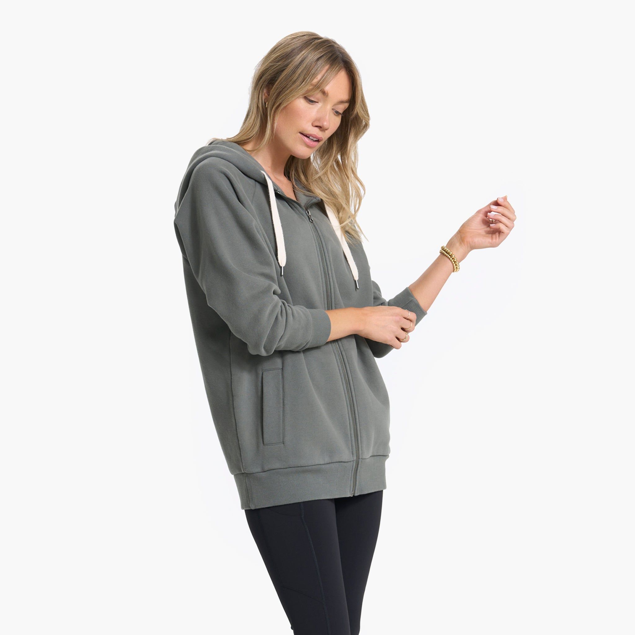 Restore Hoodie | Dusty Pine sold by Vuori product image thumbnail 4