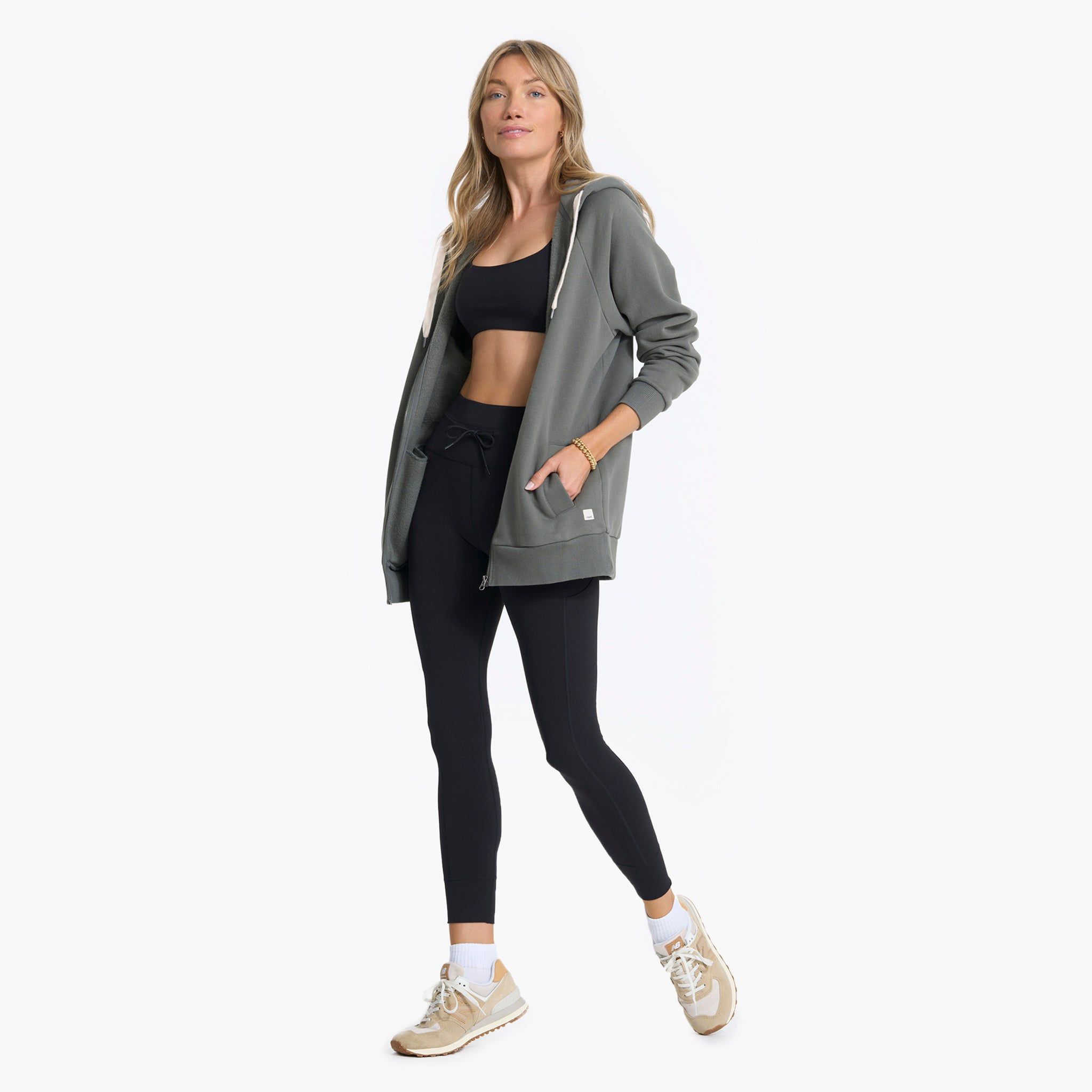 Restore Hoodie | Dusty Pine sold by Vuori product image thumbnail 5