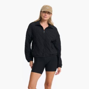 Halo Insulated Jacket | Black Heather sold by Vuori