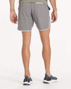 Banks Short | Grey Engineered Stripe sold by Vuori