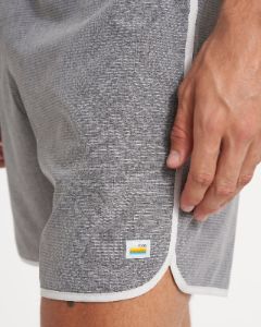 Banks Short | Grey Engineered Stripe sold by Vuori