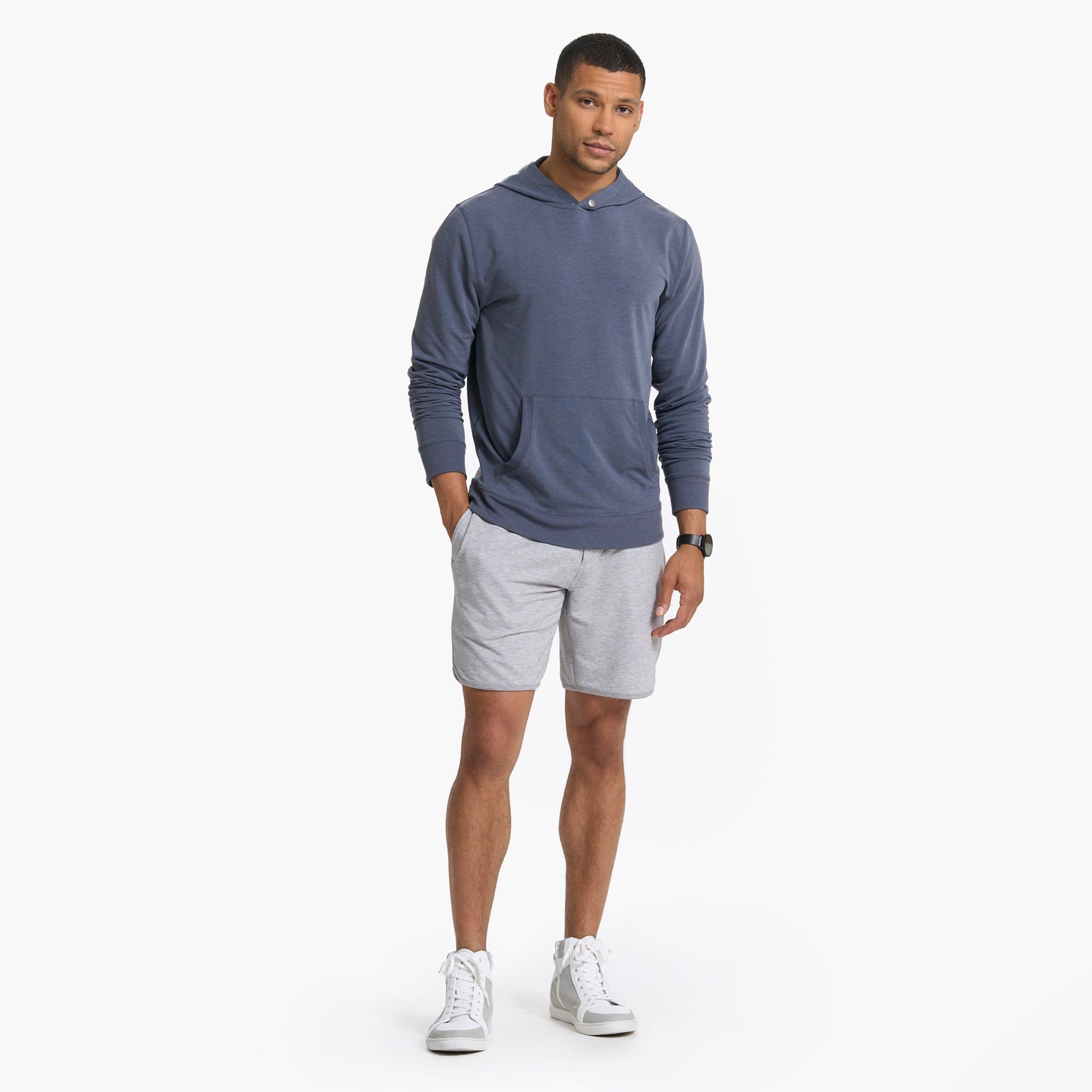 Austin Sweatshort | Light Heather Grey sold by Vuori product image thumbnail 5