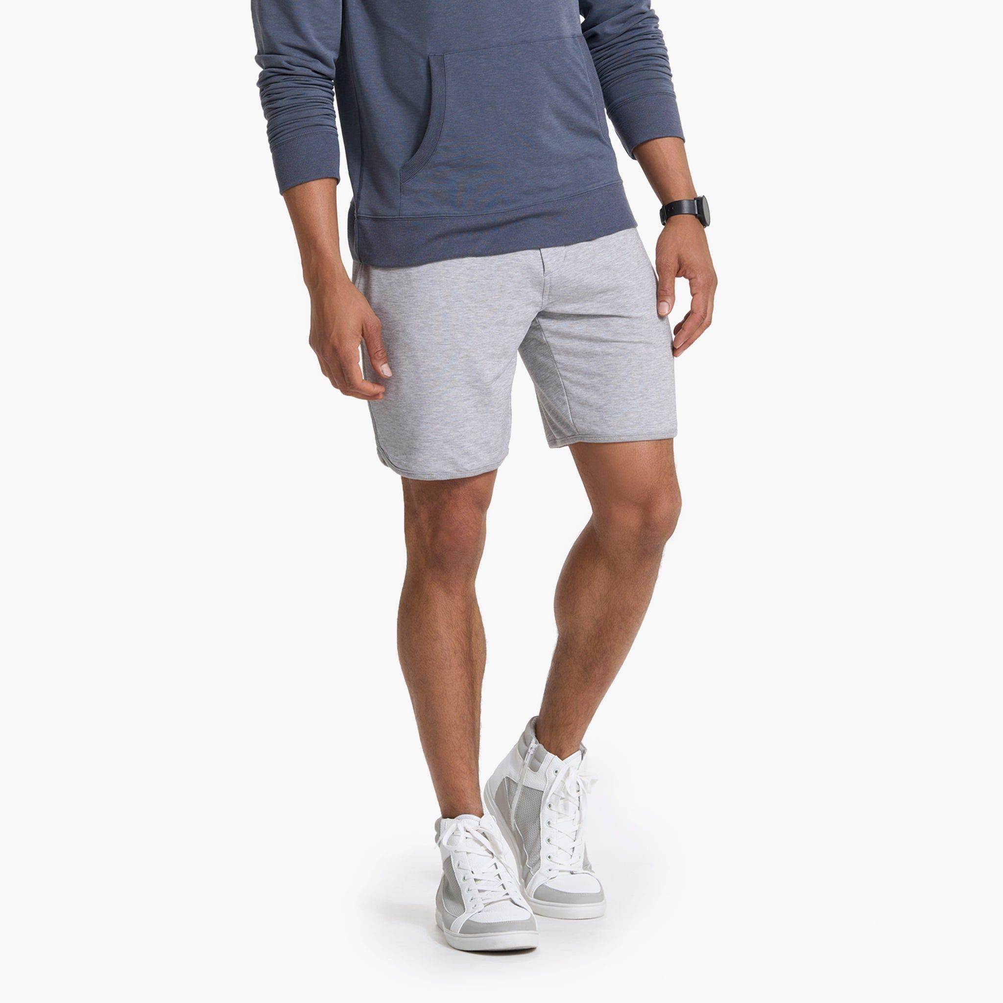 Austin Sweatshort | Light Heather Grey sold by Vuori product image thumbnail 3