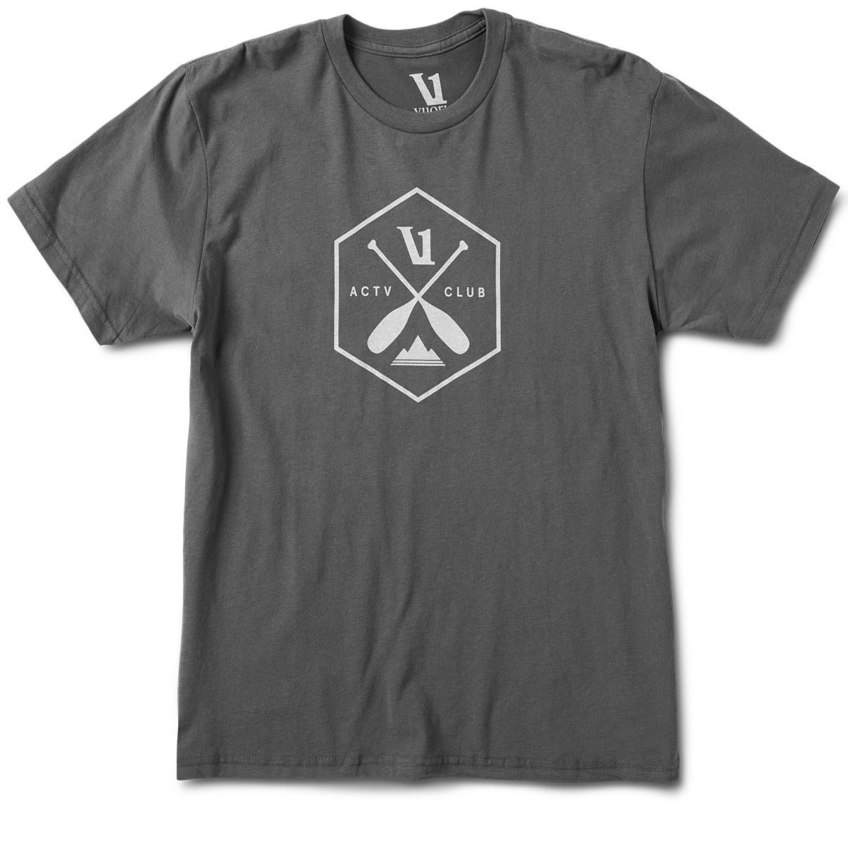 Pastime Tee | Charcoal sold by Vuori