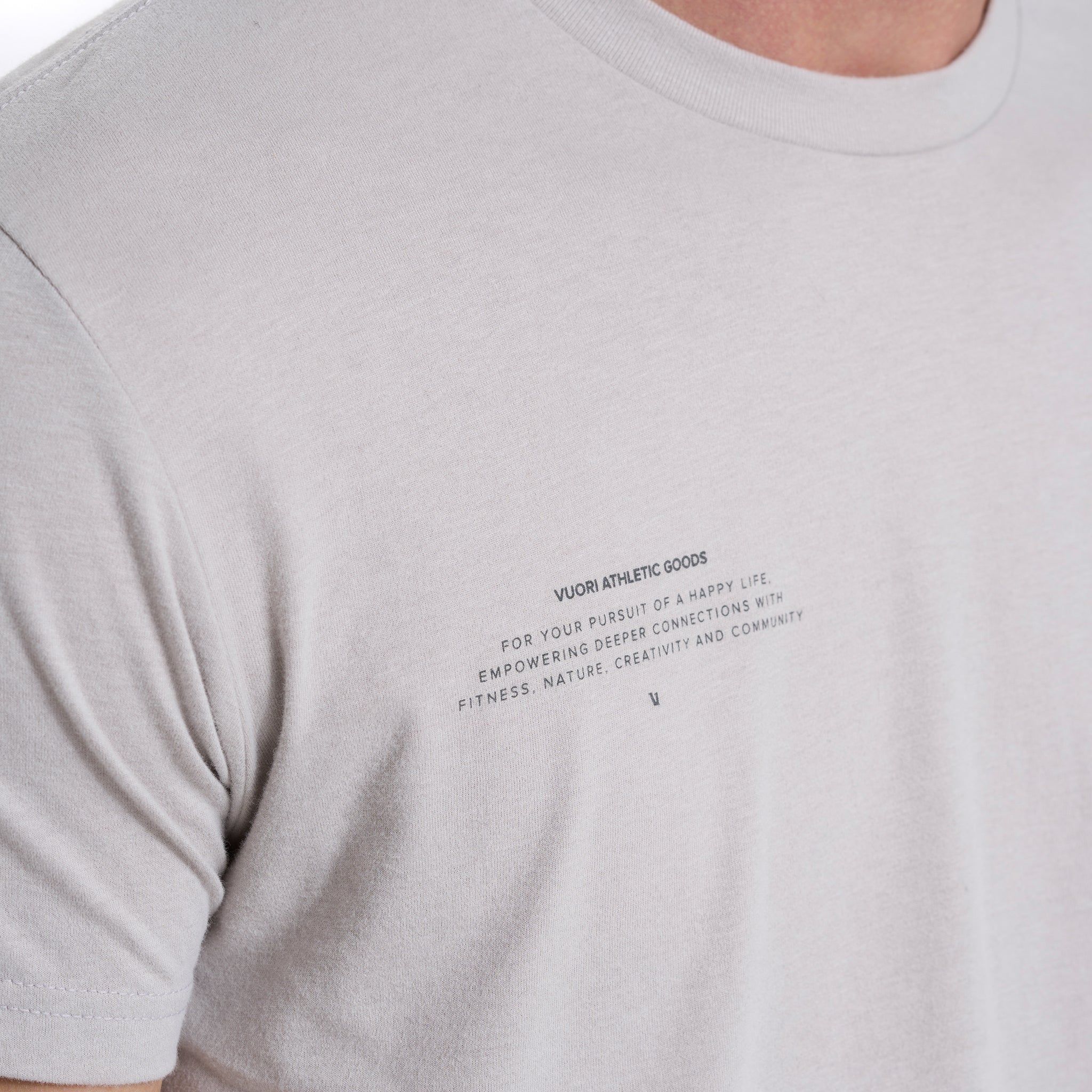 Pursuit Tee | Light Grey sold by Vuori product image thumbnail 4