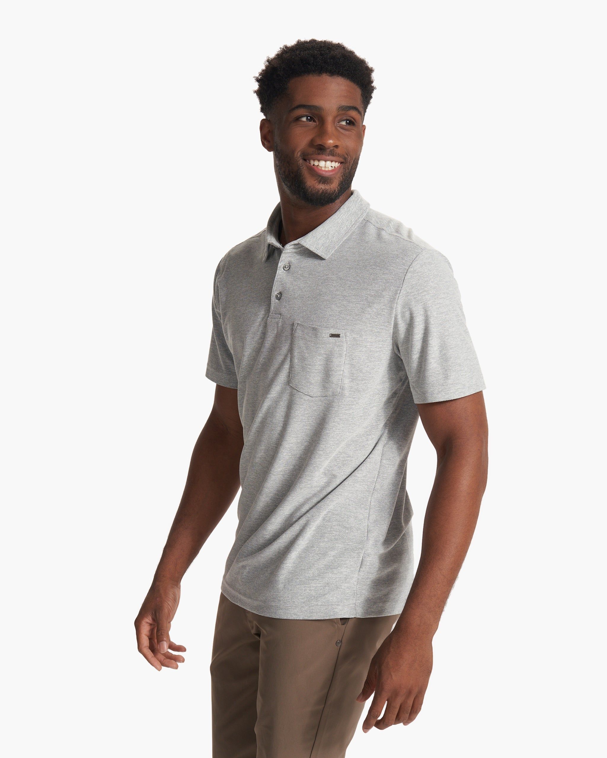 Ace Polo | Light Grey sold by Vuori product image thumbnail 4
