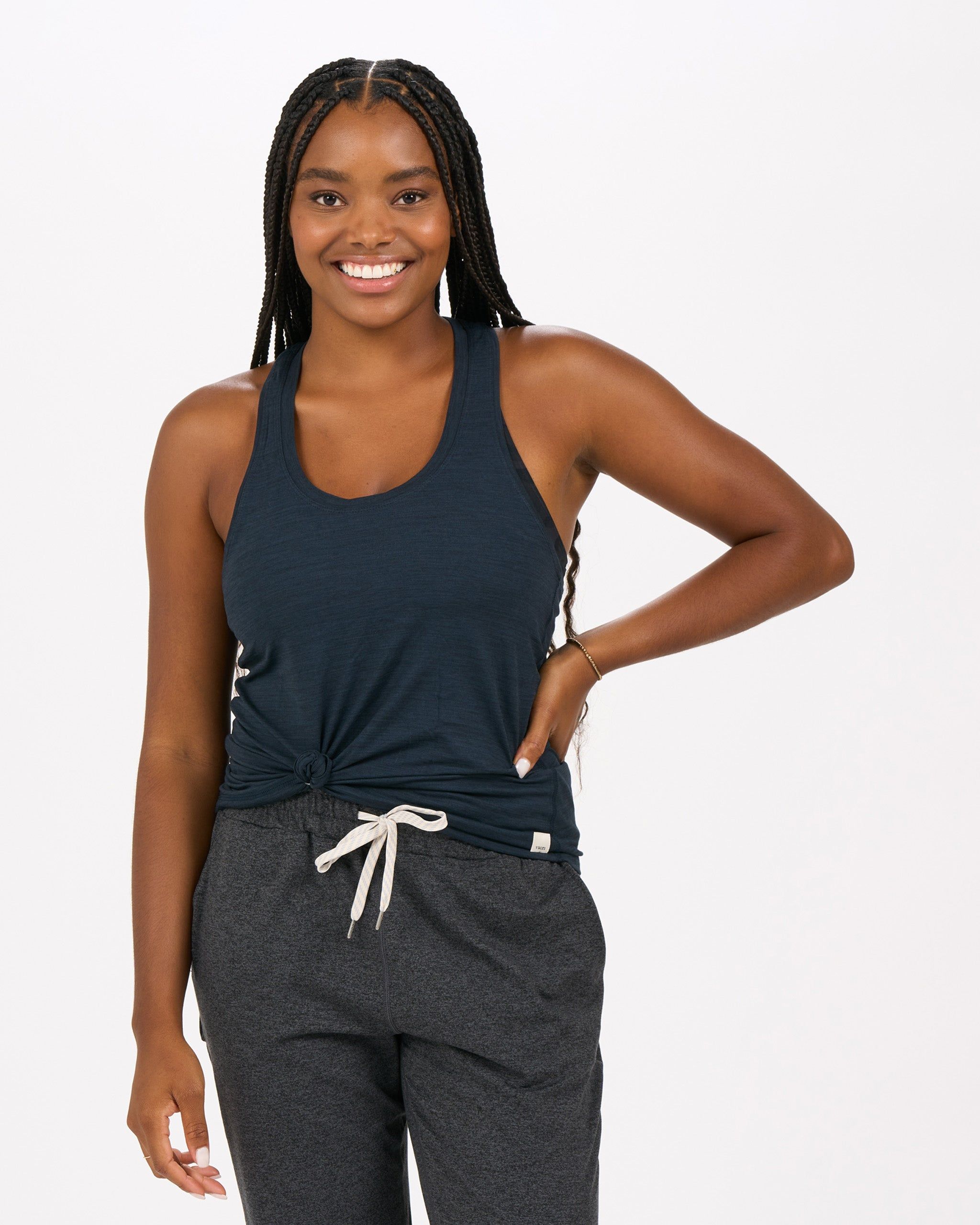 Lux Performance Tank | Ink Heather sold by Vuori product image thumbnail 4