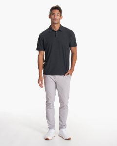 Strato Tech Polo | Charcoal Heather sold by Vuori