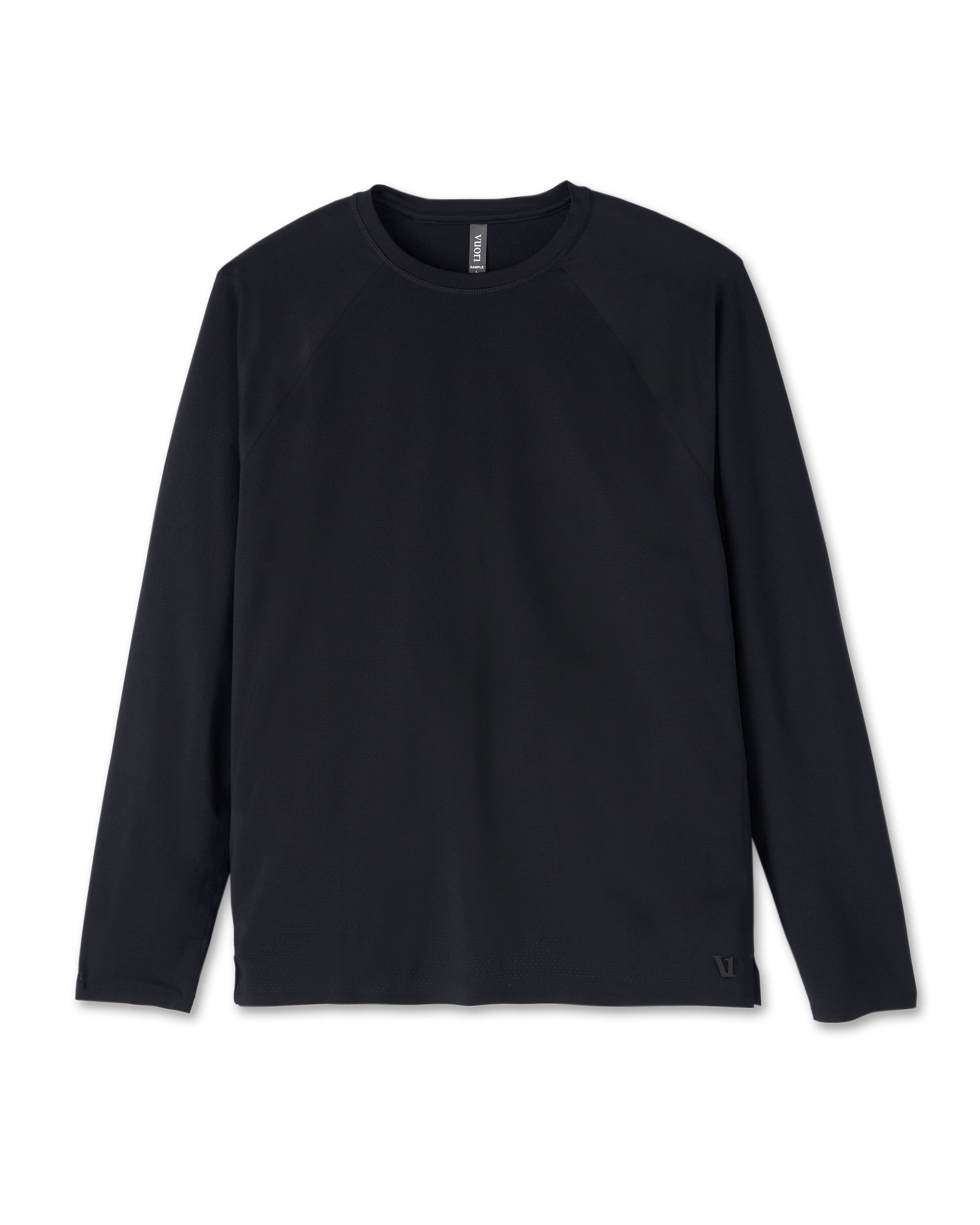 Long Sleeve Viewpoint Performance Tee | Black sold by Vuori