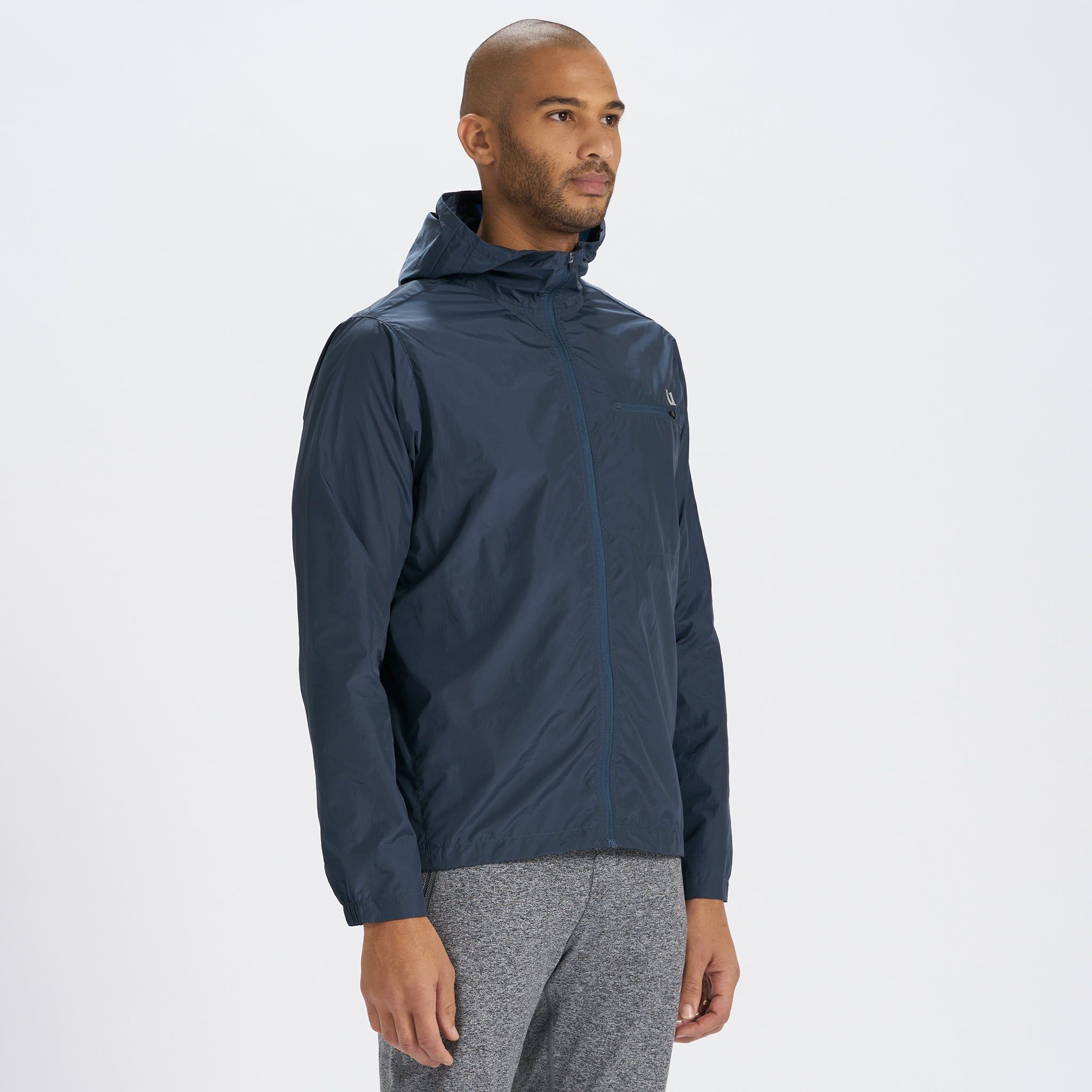Daybreak Windbreaker | Indigo sold by Vuori product image thumbnail 3