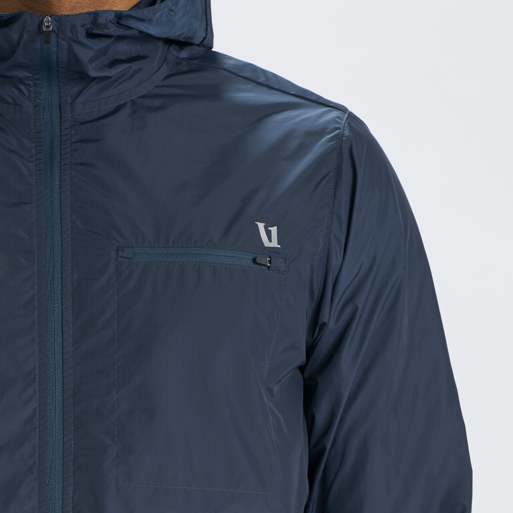 Daybreak Windbreaker | Indigo sold by Vuori product image thumbnail 5