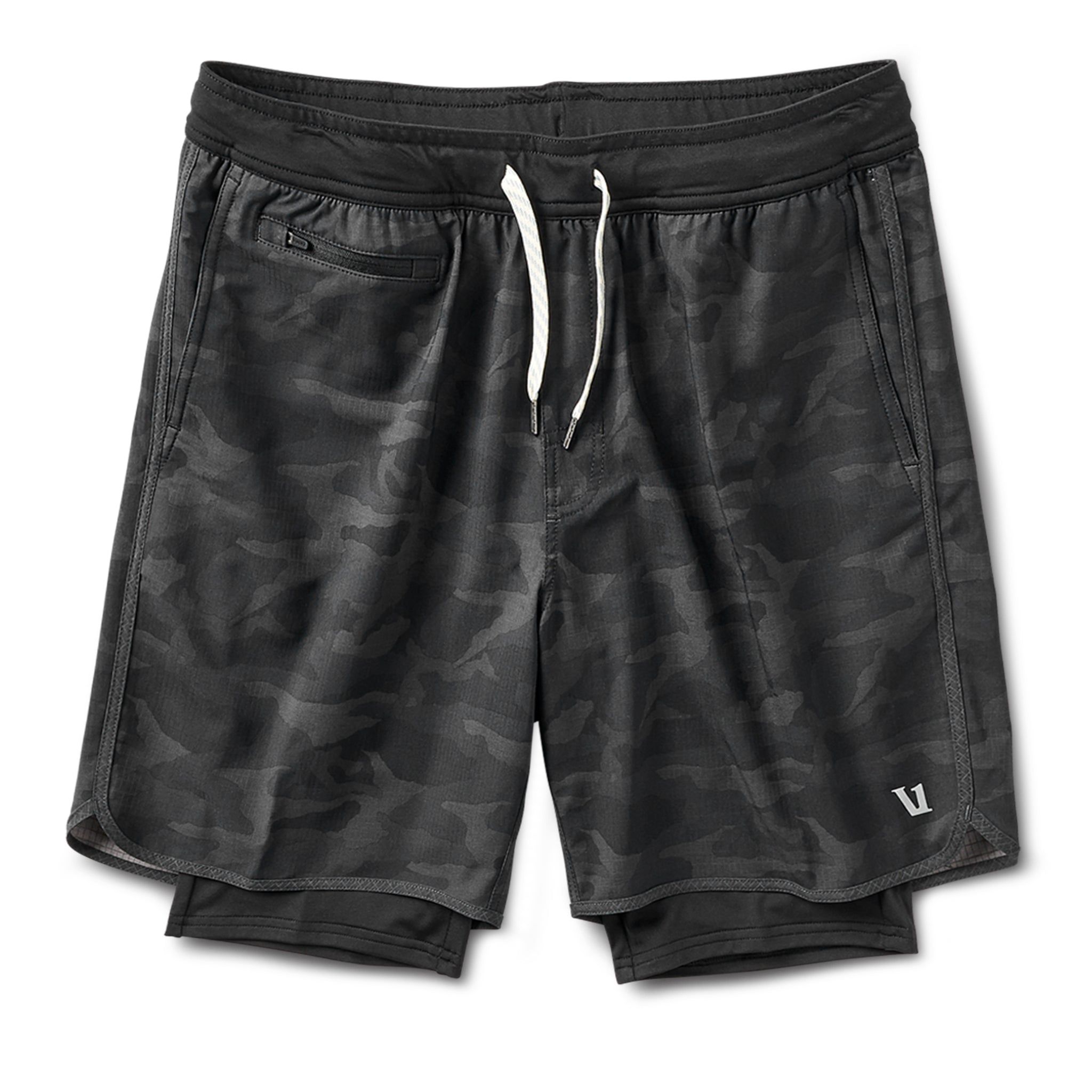 Stockton Short | Black Camo sold by Vuori