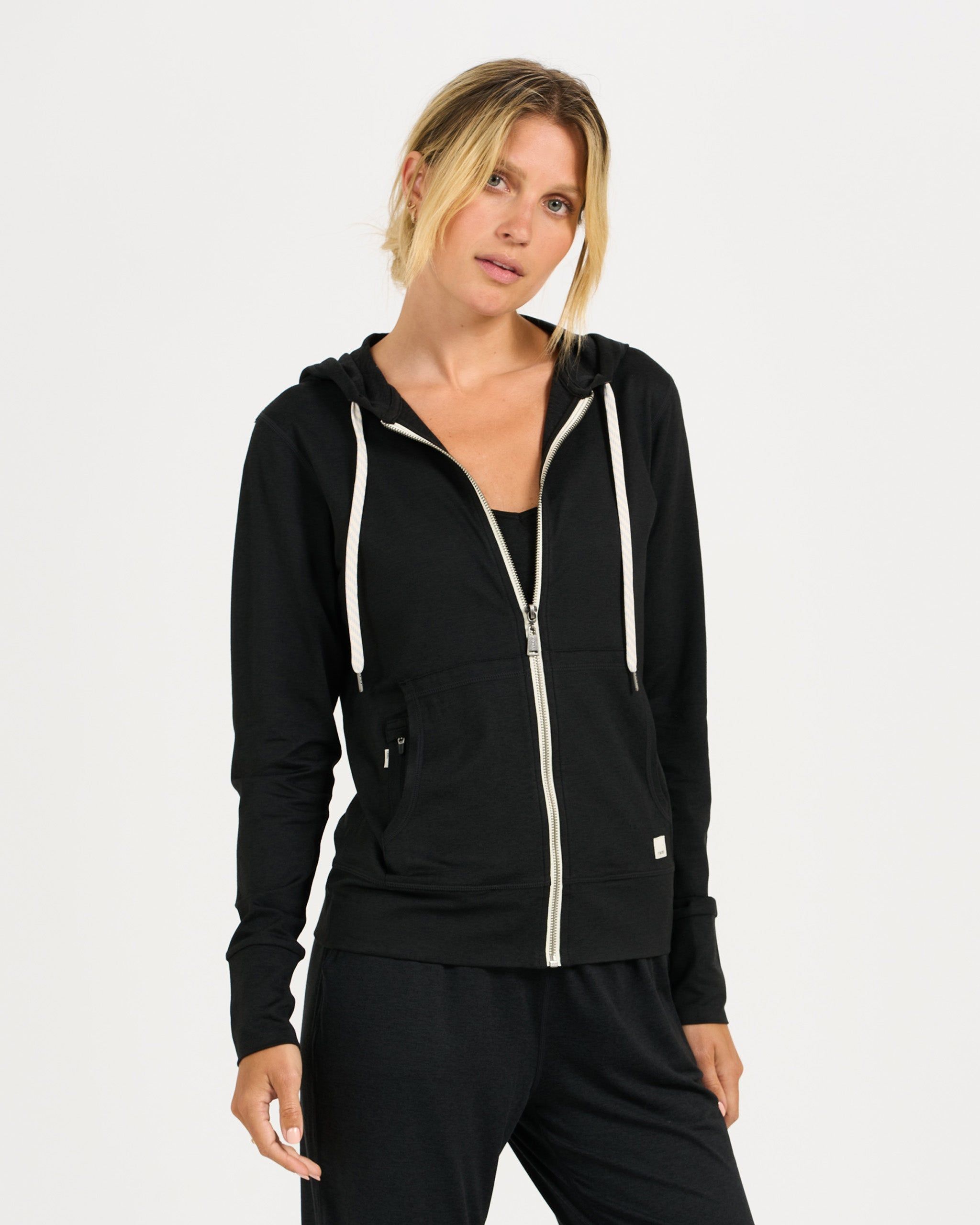 Halo Performance Hoodie | Black Heather sold by Vuori product image thumbnail 2