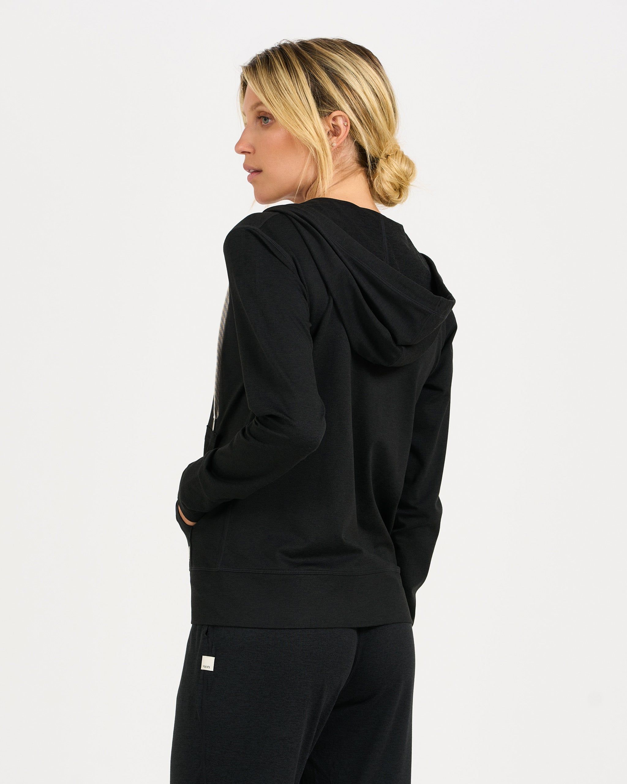 Halo Performance Hoodie | Black Heather sold by Vuori product image thumbnail 3