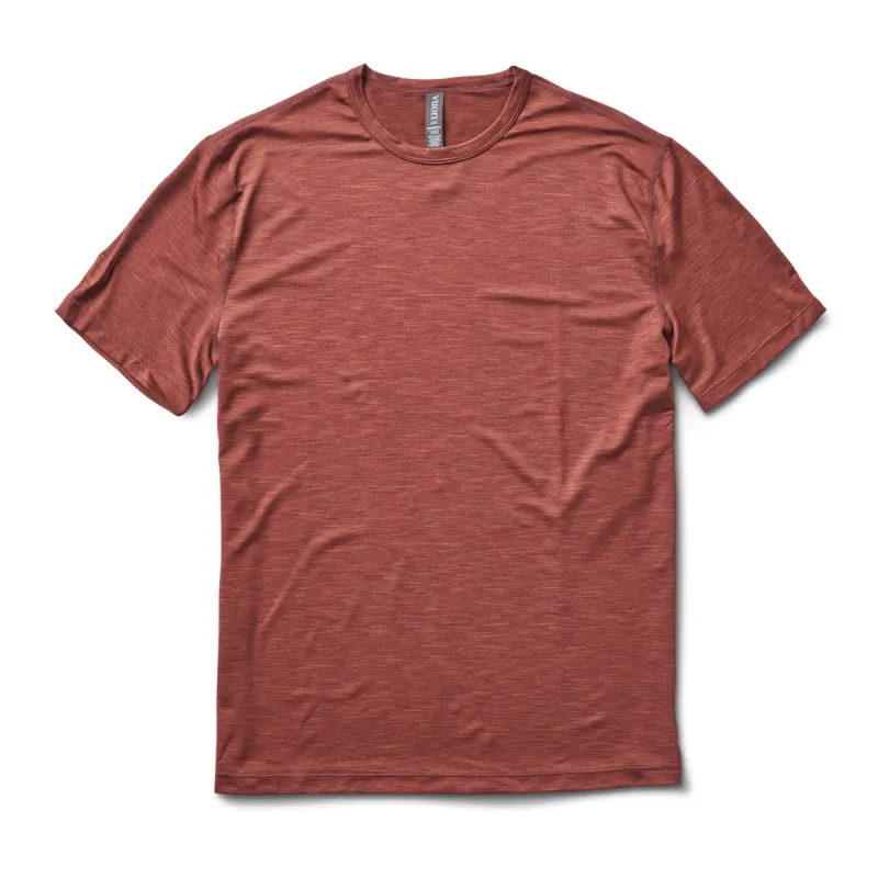 Zephyr Tee | Cedar Heather sold by Vuori