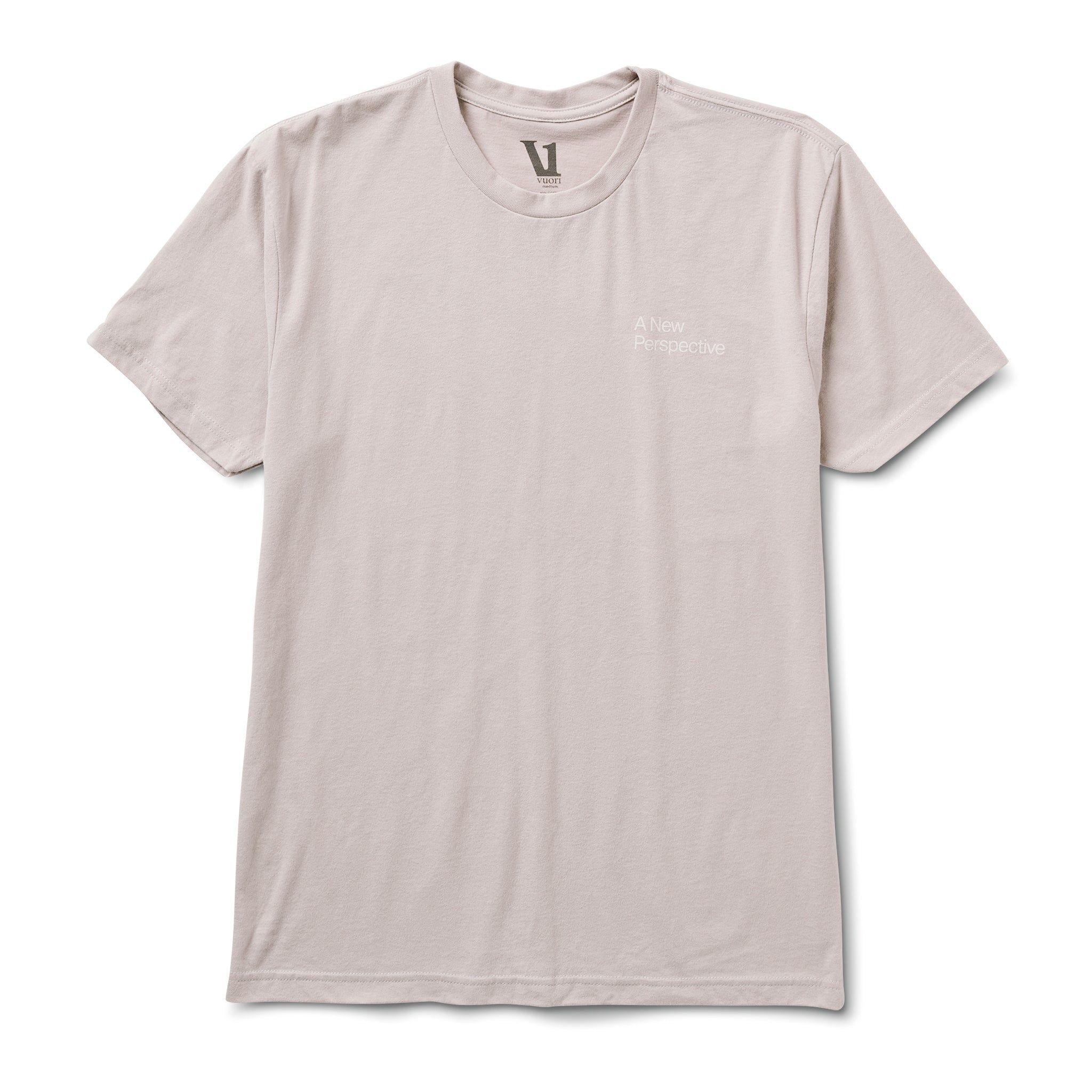 Dimension Tee | Light Grey sold by Vuori