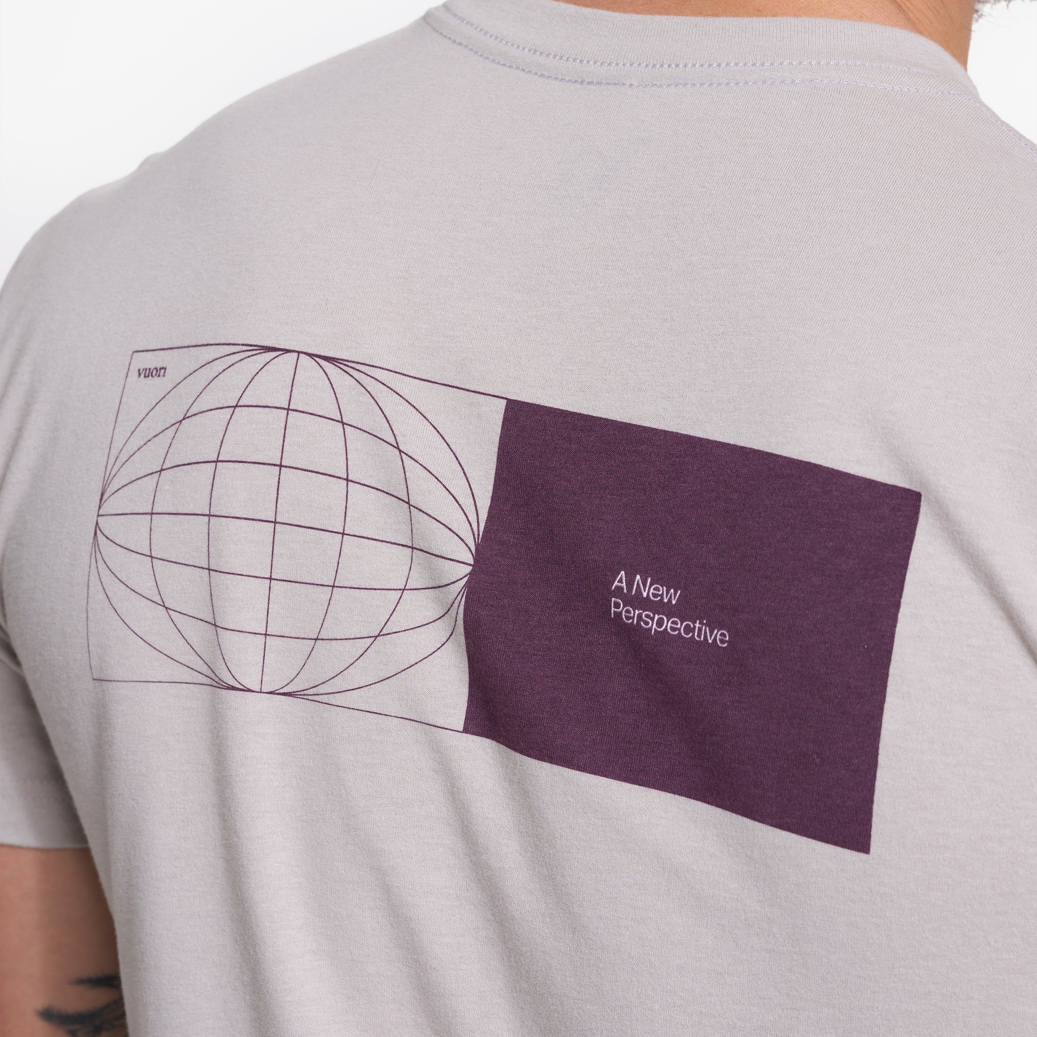 Dimension Tee | Light Grey sold by Vuori product image thumbnail 6