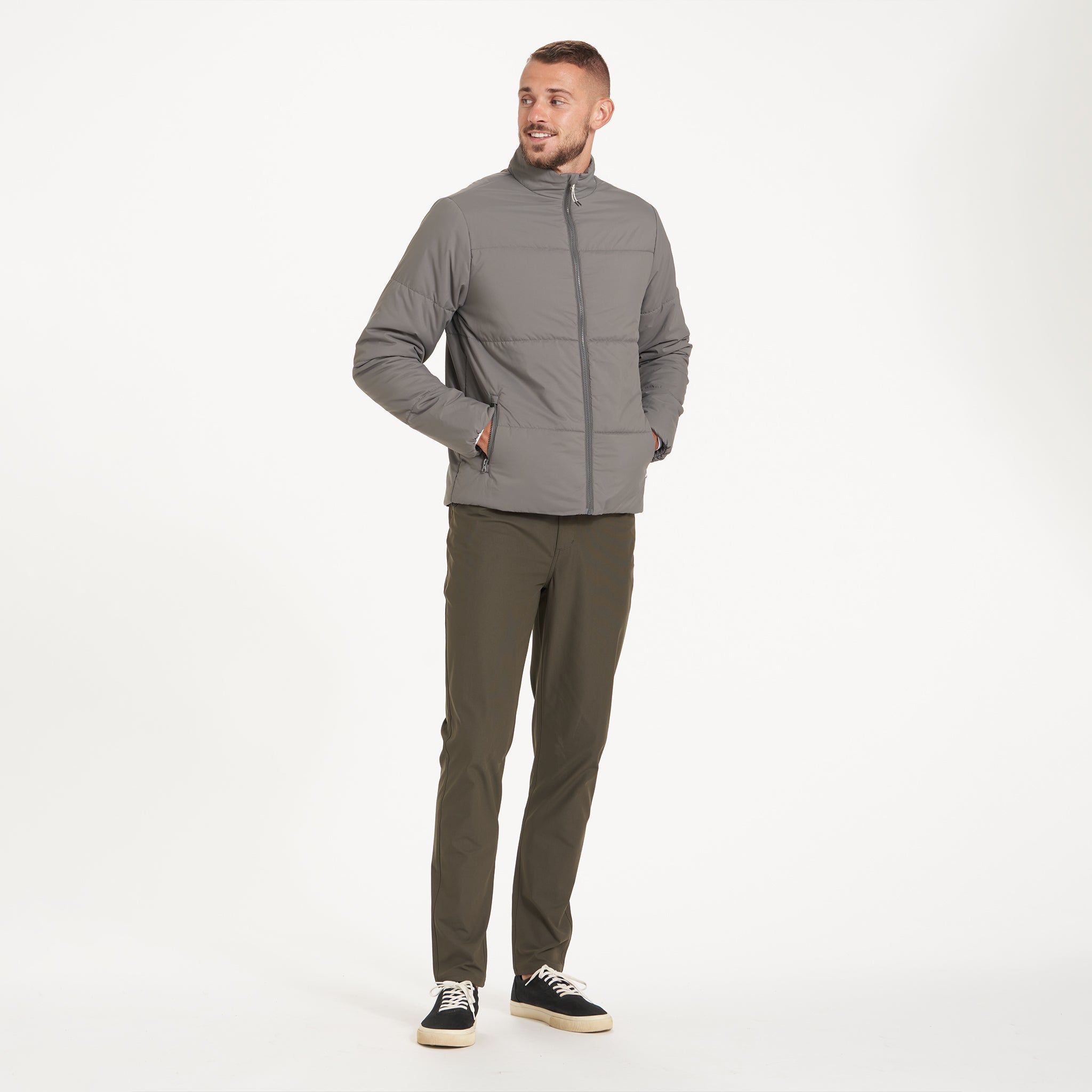 Echo Insulated Jacket | Cocoa sold by Vuori product image thumbnail 7