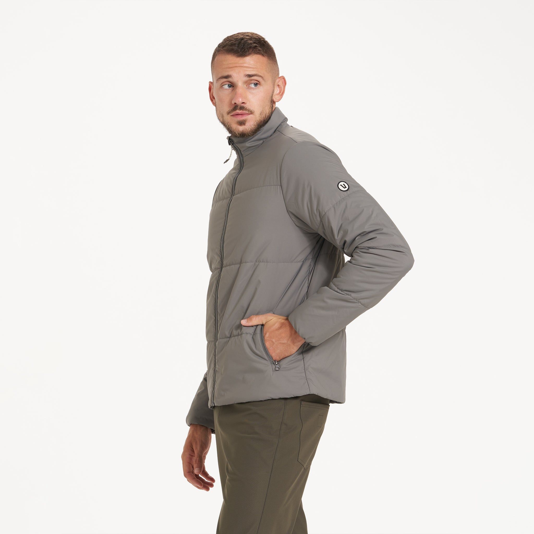 Echo Insulated Jacket | Cocoa sold by Vuori product image thumbnail 4