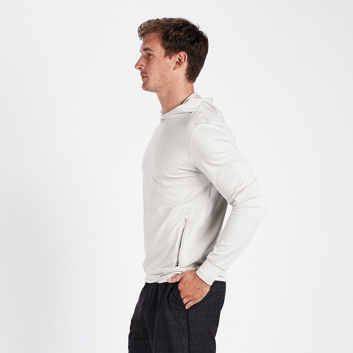 Ponto Performance Pullover | Dove Grey Heather sold by Vuori product image thumbnail 3