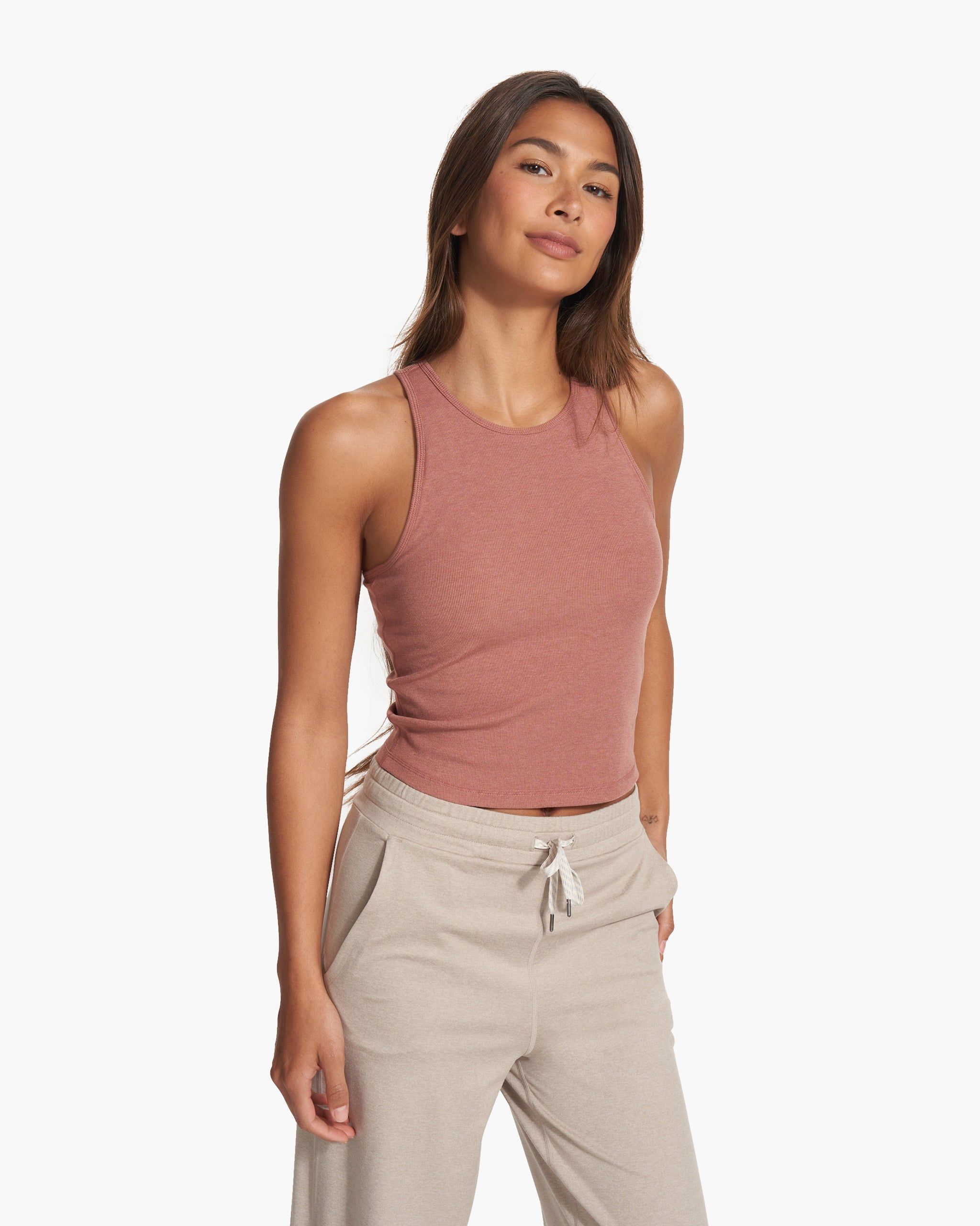 Pose Plyo Tank | Stoneware Heather sold by Vuori product image thumbnail 2
