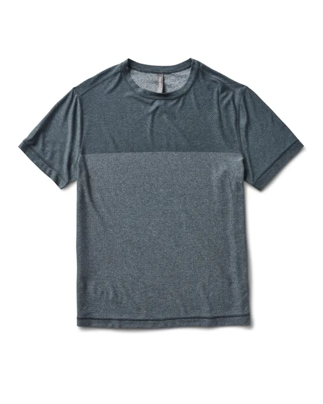 Grandview Tech Tee | Black Heather sold by Vuori
