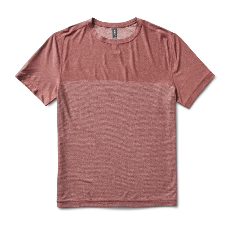 Grandview Tech Tee | Russet Heather sold by Vuori