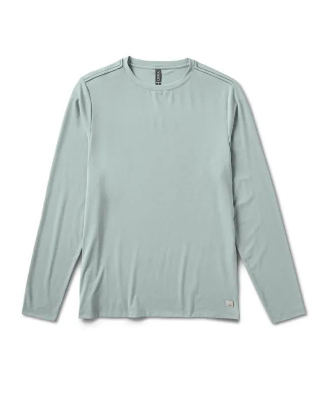 Long Sleeve Current Tech Tee | Neptune sold by Vuori