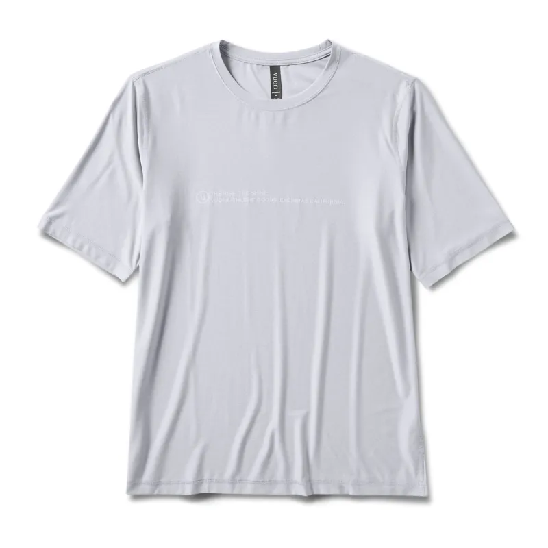Short Sleeve Uluwatu 23 Water Tee | Platinum Heather sold by Vuori