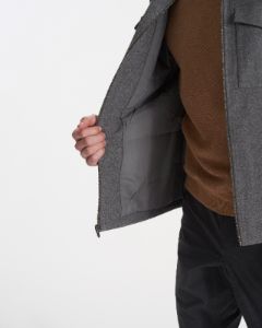 Ridgeline Wool Jacket | Charcoal Heather sold by Vuori