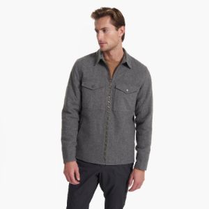 Ridgeline Wool Jacket | Charcoal Heather sold by Vuori