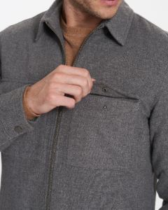 Ridgeline Wool Jacket | Charcoal Heather sold by Vuori