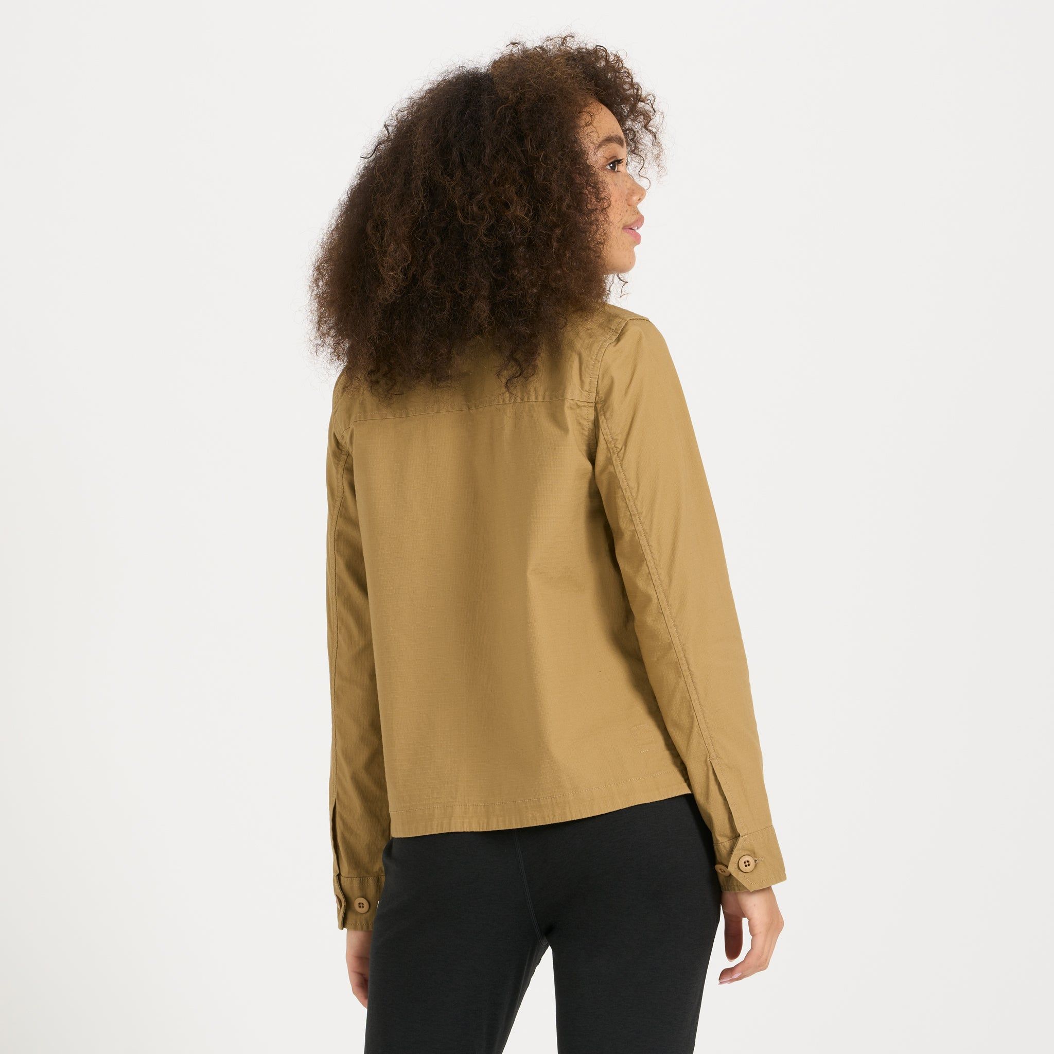 Womens Ripstop Jacket | Wheat sold by Vuori product image thumbnail 4